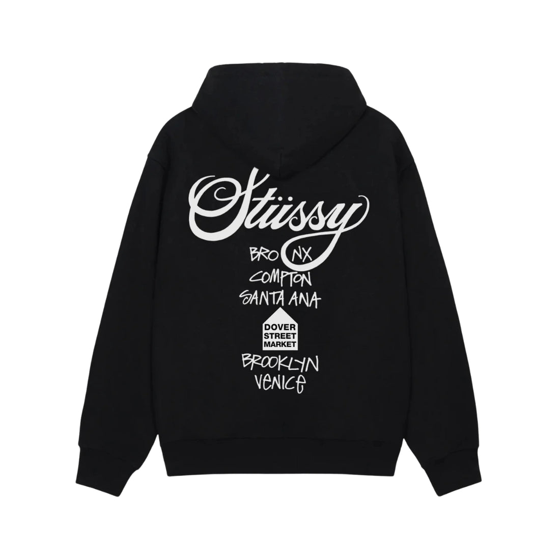 STÜSSY Men's DSM World Tour Hoodie Black bluza streetwear