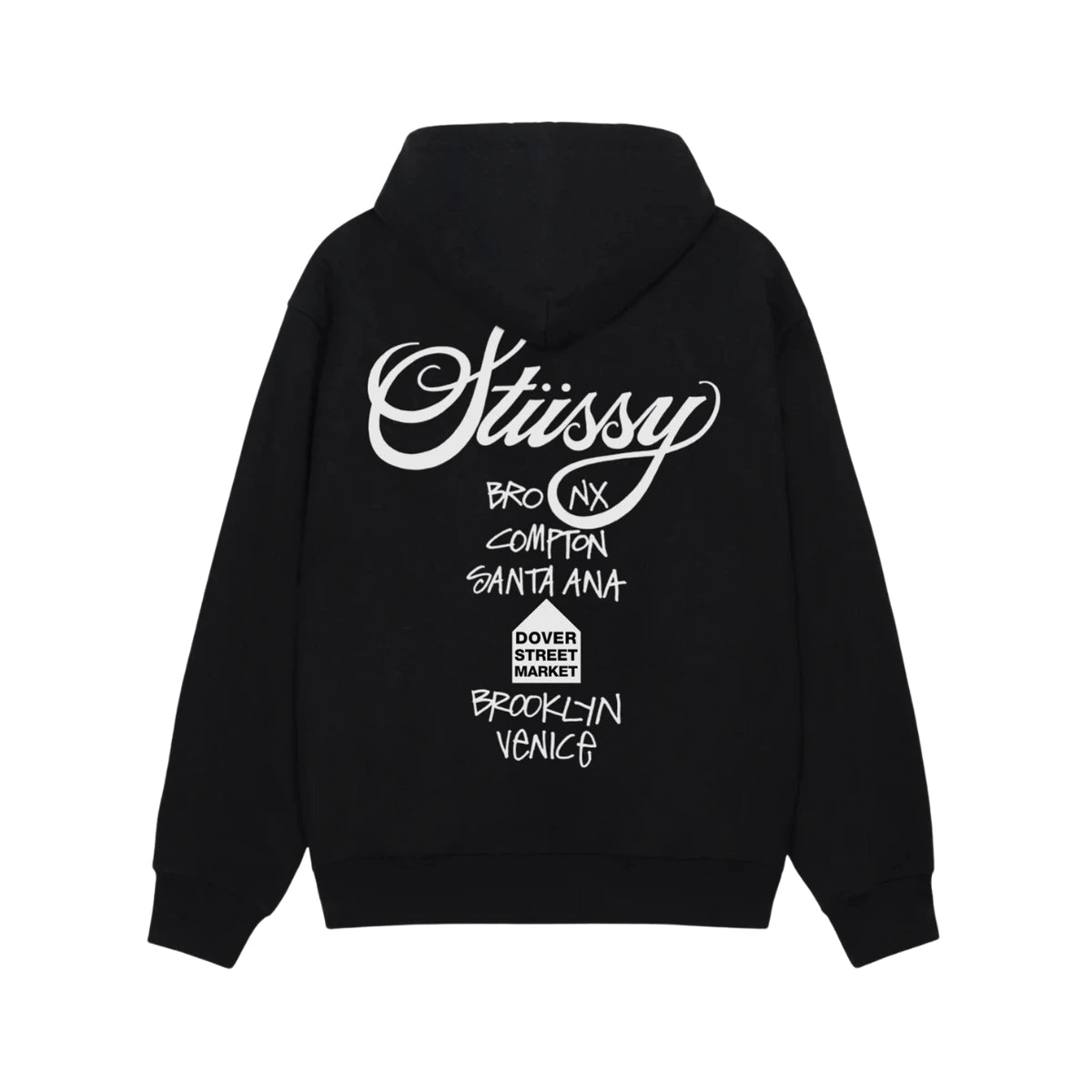 STÜSSY Men's DSM World Tour Hoodie Black bluza streetwear