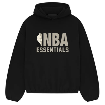 Fear of God Essentials NBA Black SS25 Hoodie