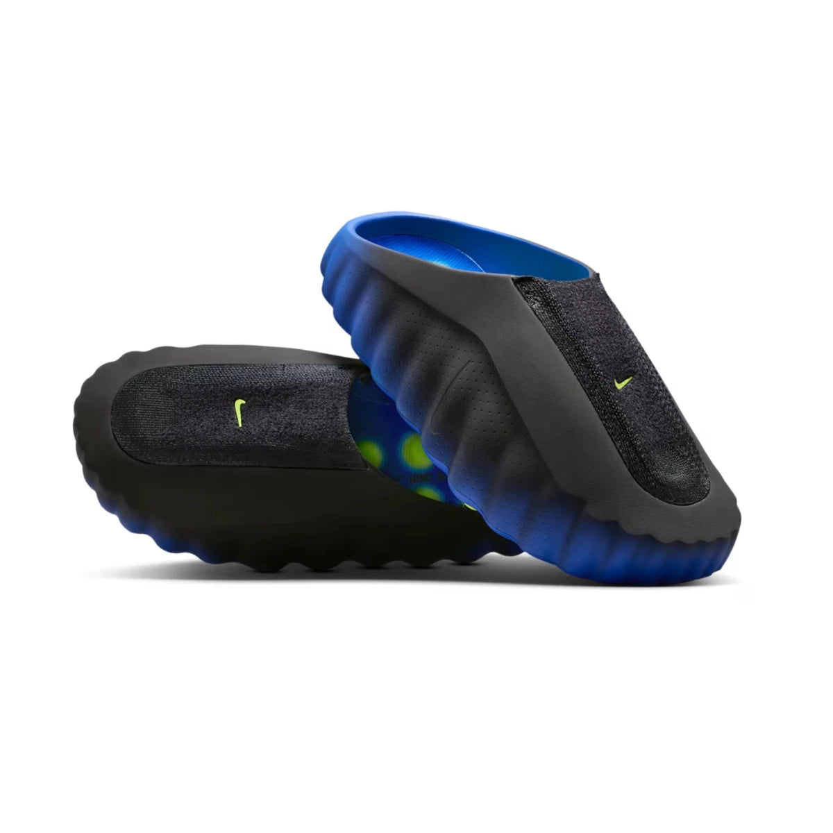 Nike Mind 001 Flyknit Slide Hyper Royal Black