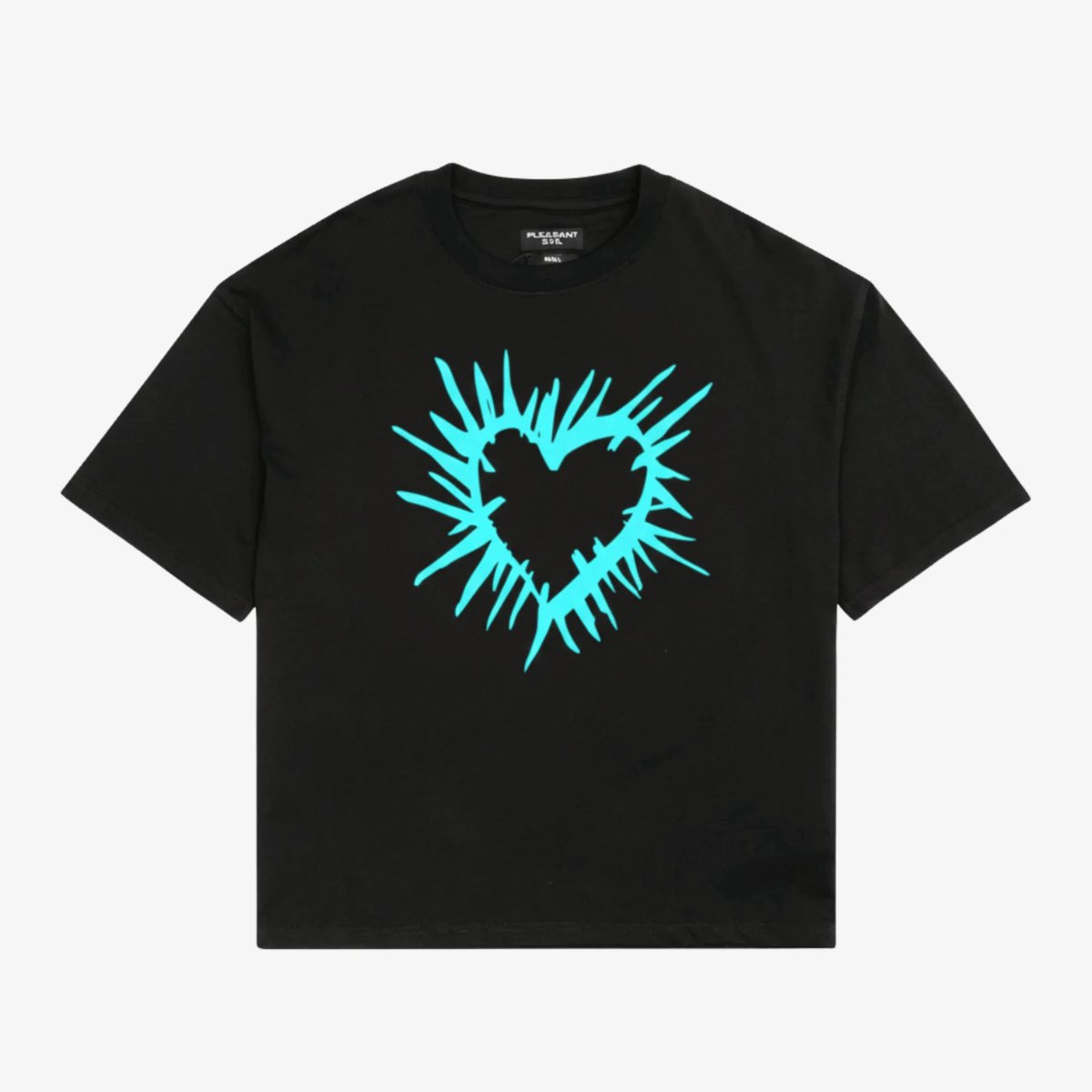 HURT TEE CYAN