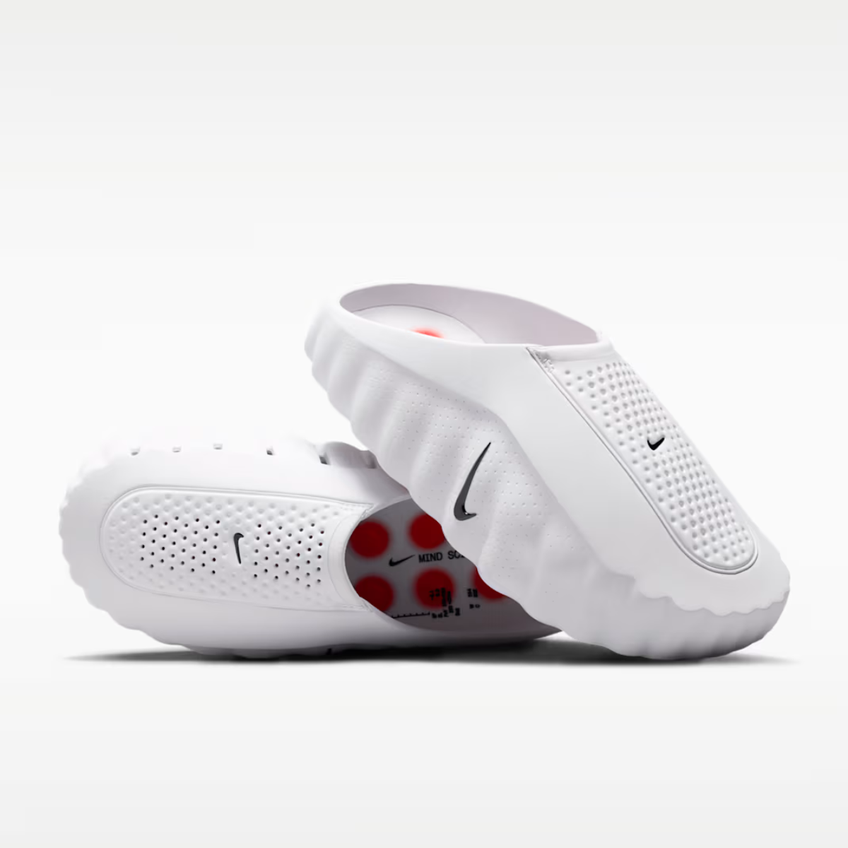 Nike Mind 001 Slide White Speed Red