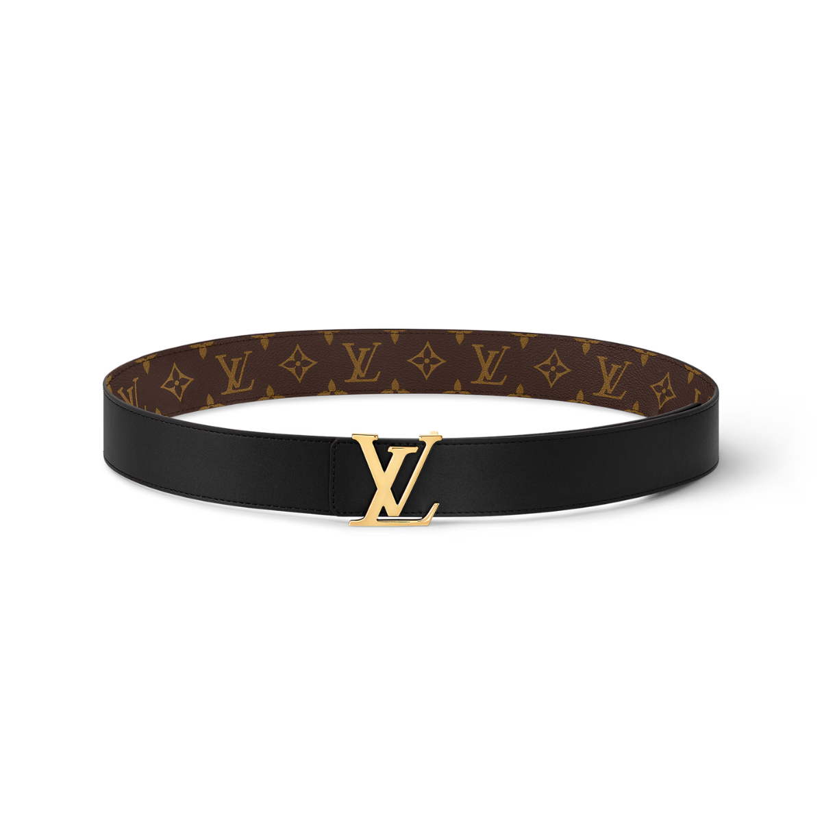Louis Vuitton LV Initiales Reversible Belt Monogram Brown