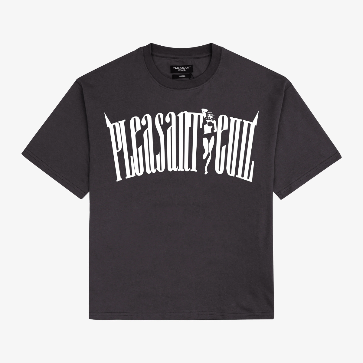 UNIVERSITY LOGO TEE ANTHRACITE