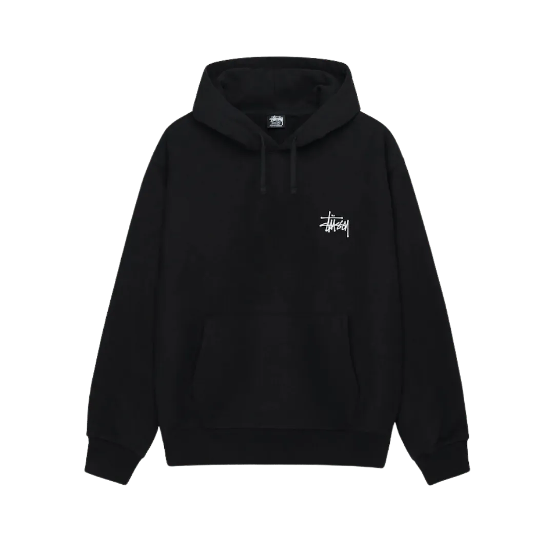BASIC STÜSSY HOODIE BLACK