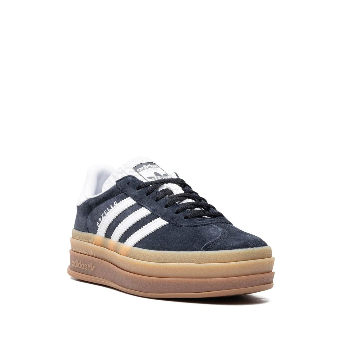 adidas Gazelle Bold Black White Gum