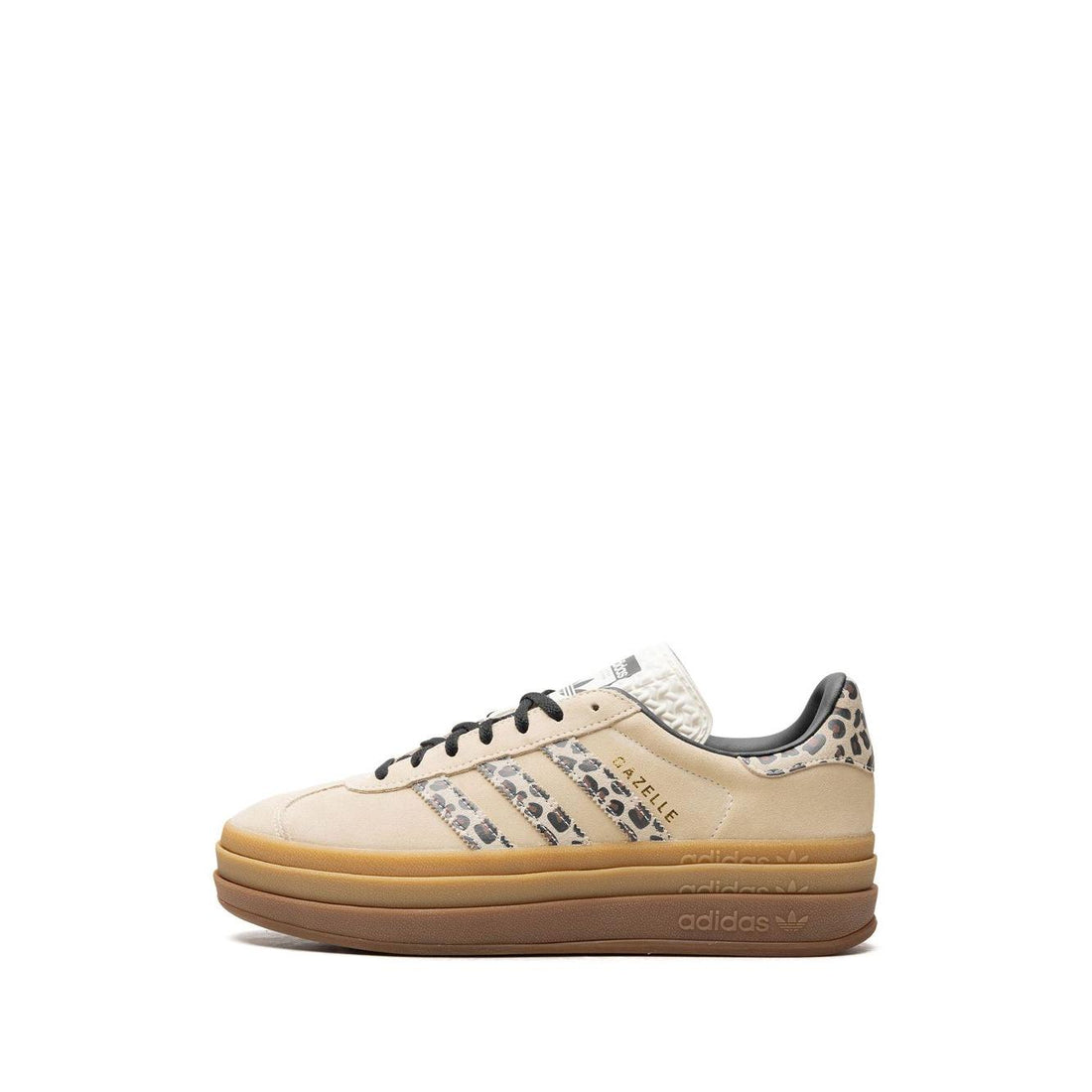adidas Gazelle Bold Cream Black Leopard