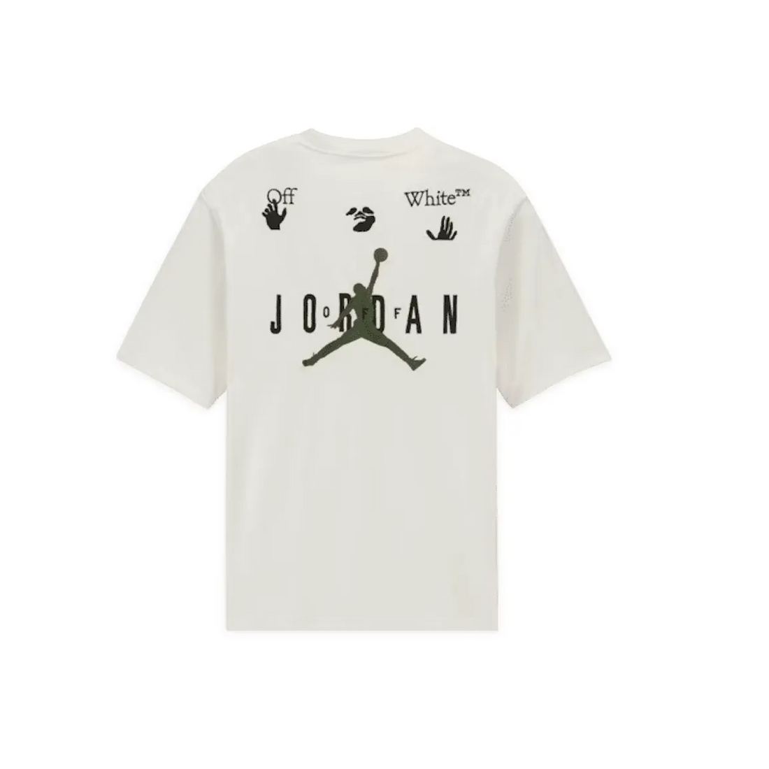 OFF-WHITE x Jordan T-shirt White t shirt streetwear