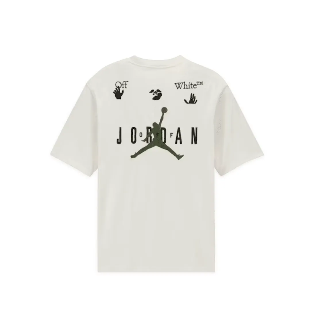 OFF-WHITE x Jordan T-shirt White t shirt streetwear