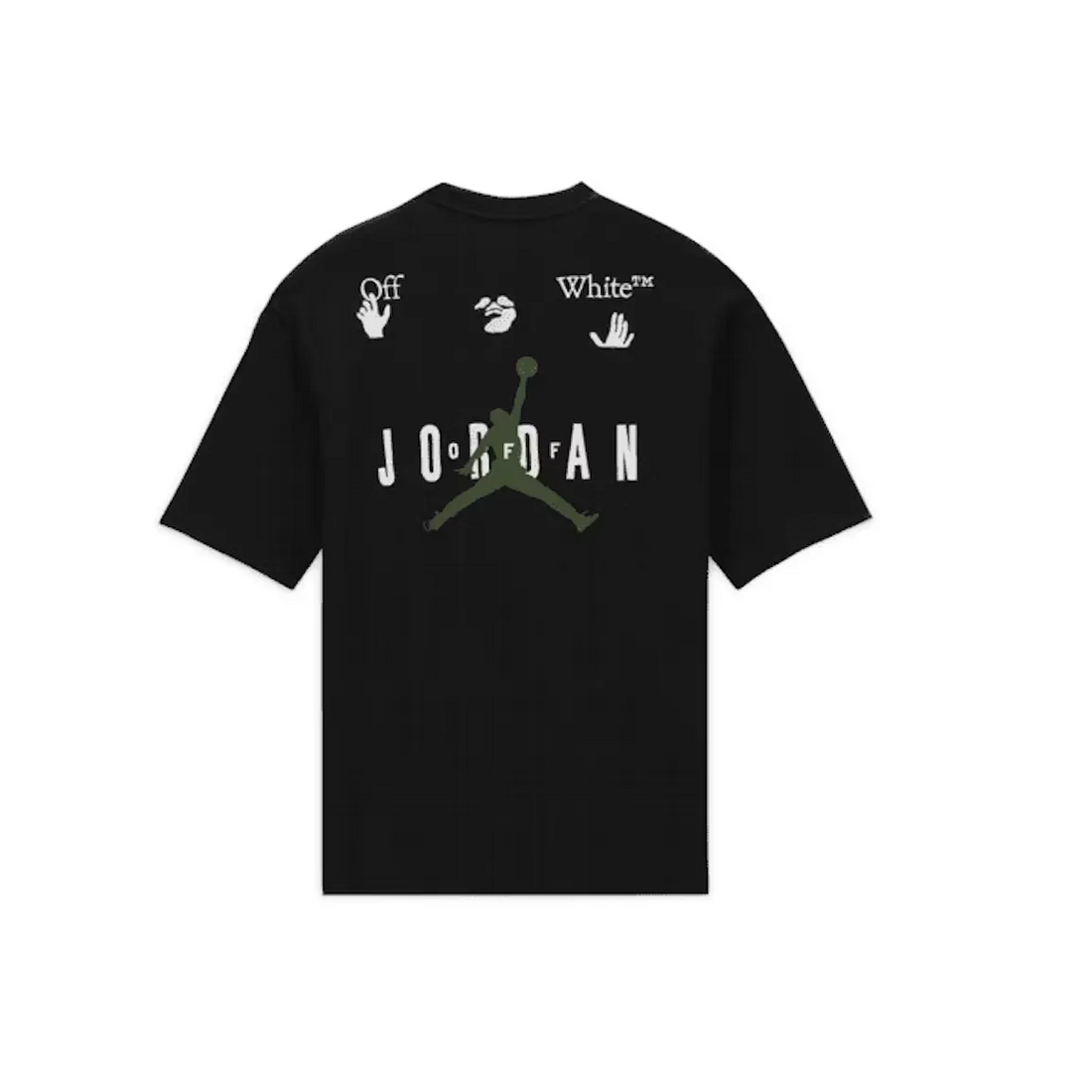 OFF-WHITE x Jordan T-shirt Black t shirt streetwear