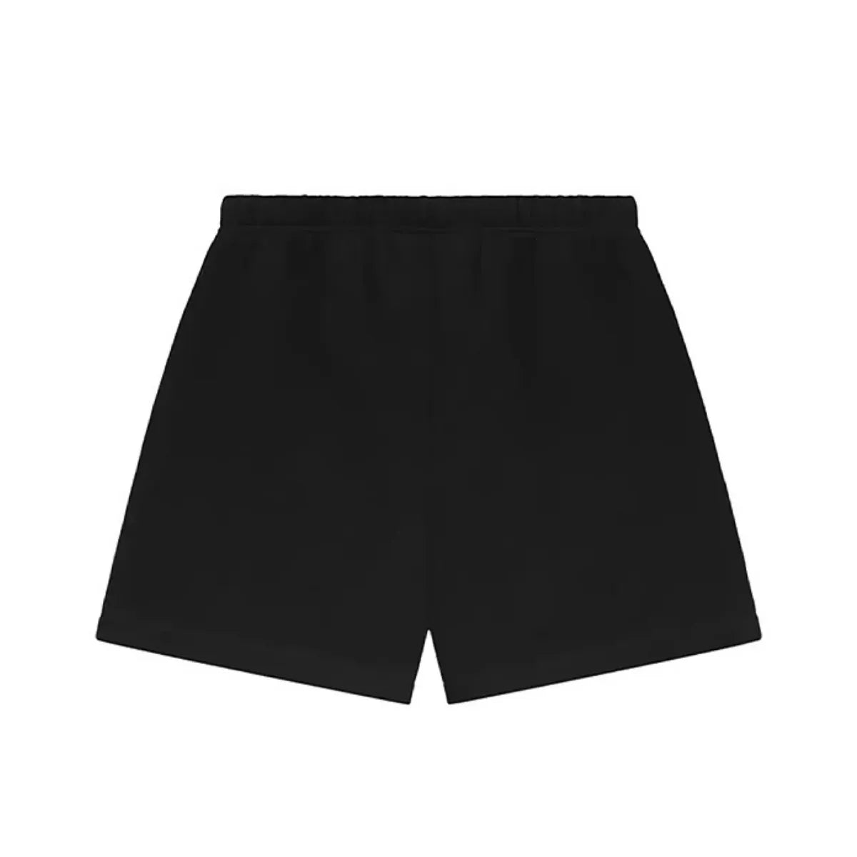 Czarne szorty Fear of God Essentials Classic Sweatshort Jet Black z elastycznym pasem.