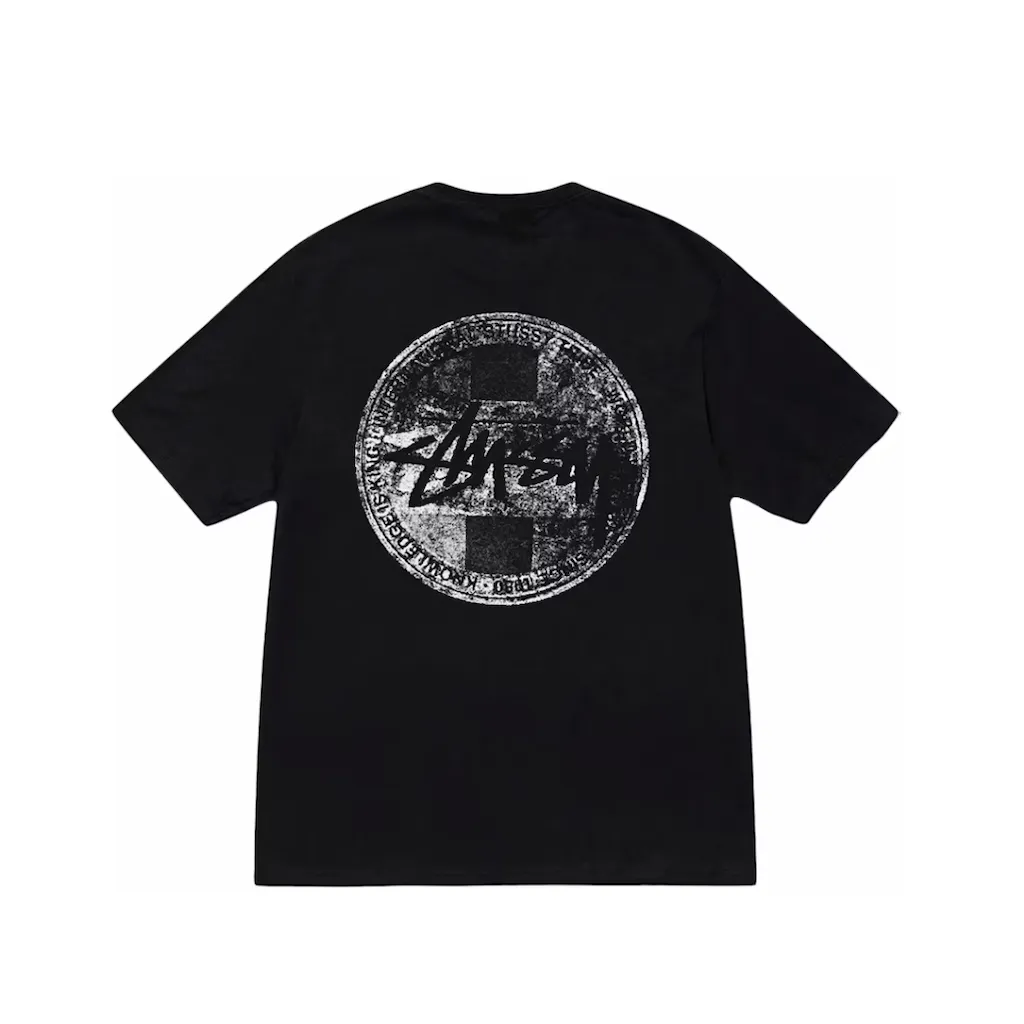 Stussy Dot Stamp Tee Black t shirt streetwear
