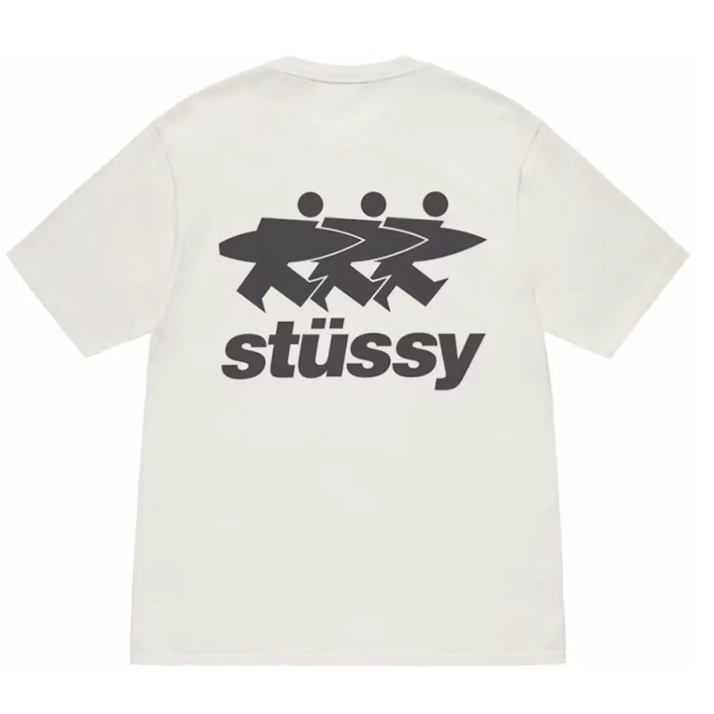 Stussy Surfwalk Pigment Dyed Tee Natural