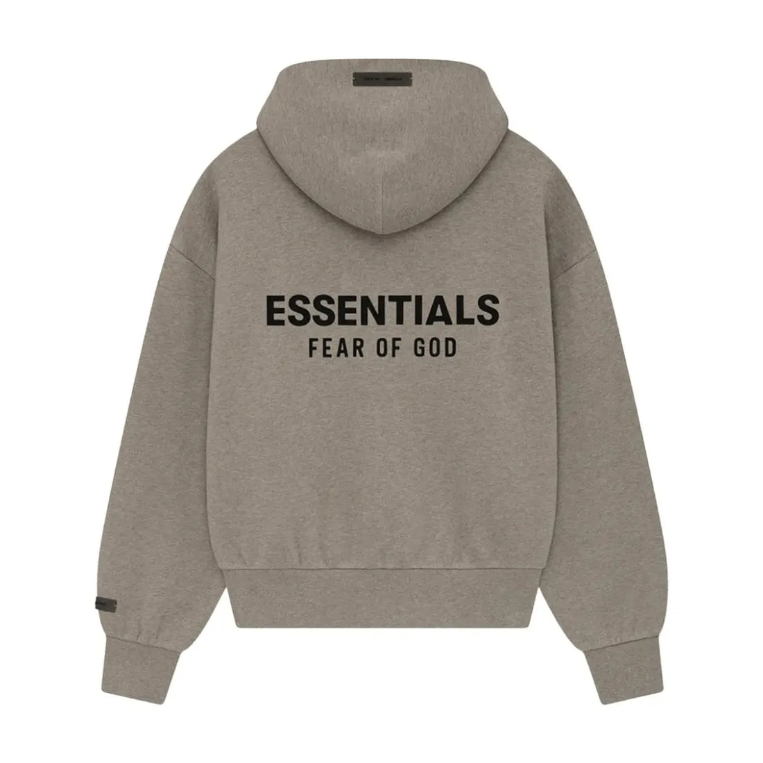 Bluza rozpinana Fear of God Essentials Classic Zip-Up 'Homestead Heather' z ciężkiego fleece, oversize krój.