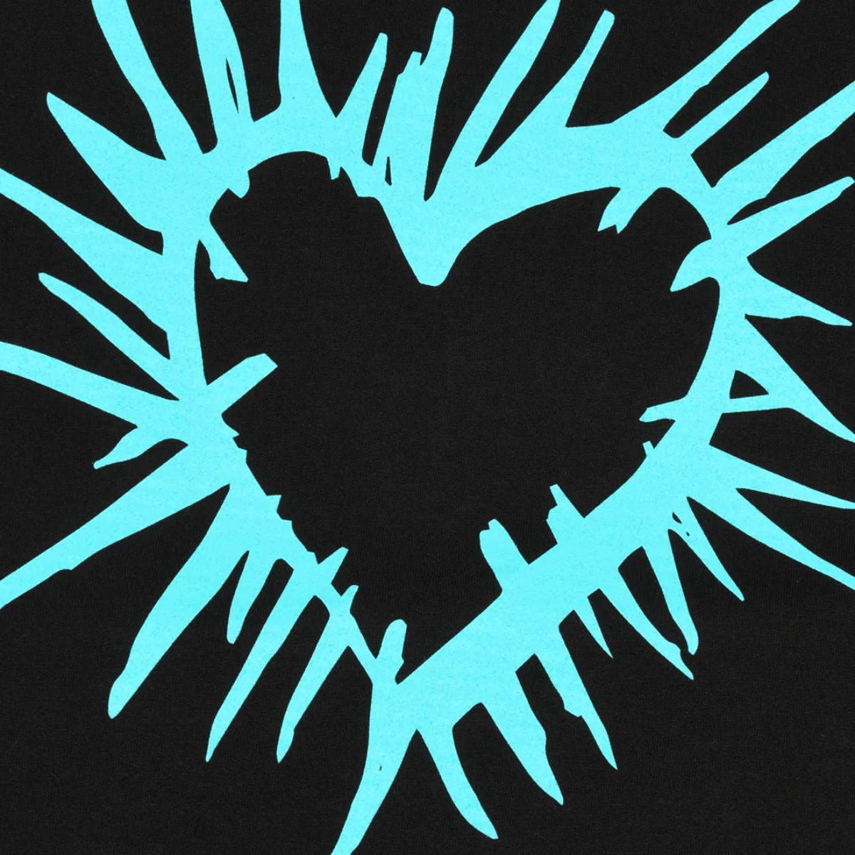 HURT TEE CYAN
