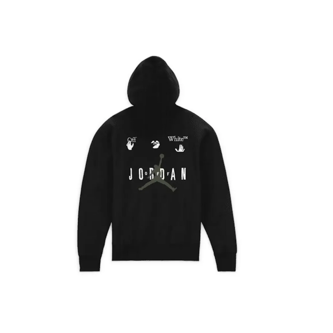 OFF-WHITE x Jordan Hoodie Black (FW21) bluza streetwear