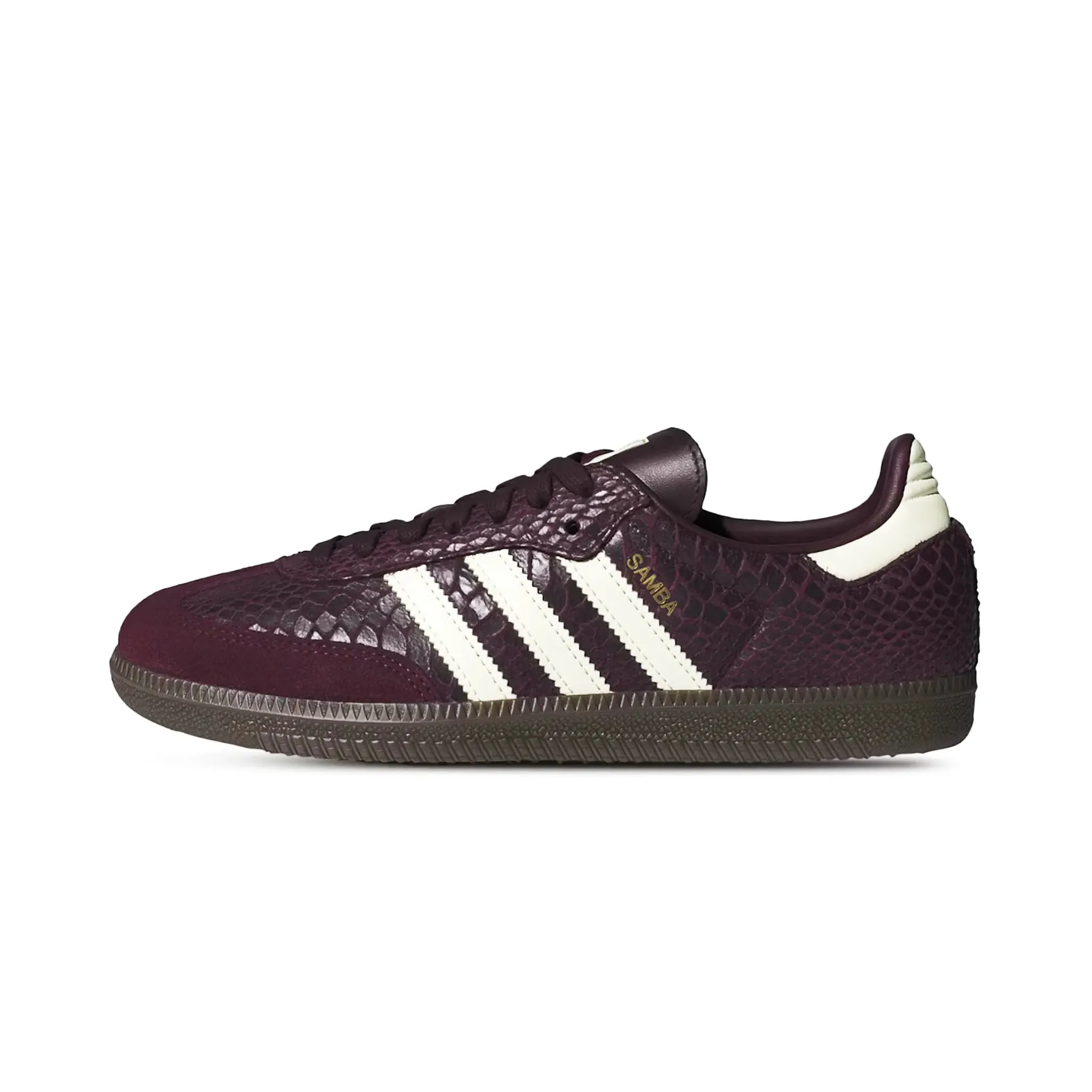 Adidas Samba OG Snakeskin Maroon Cream White (W)
