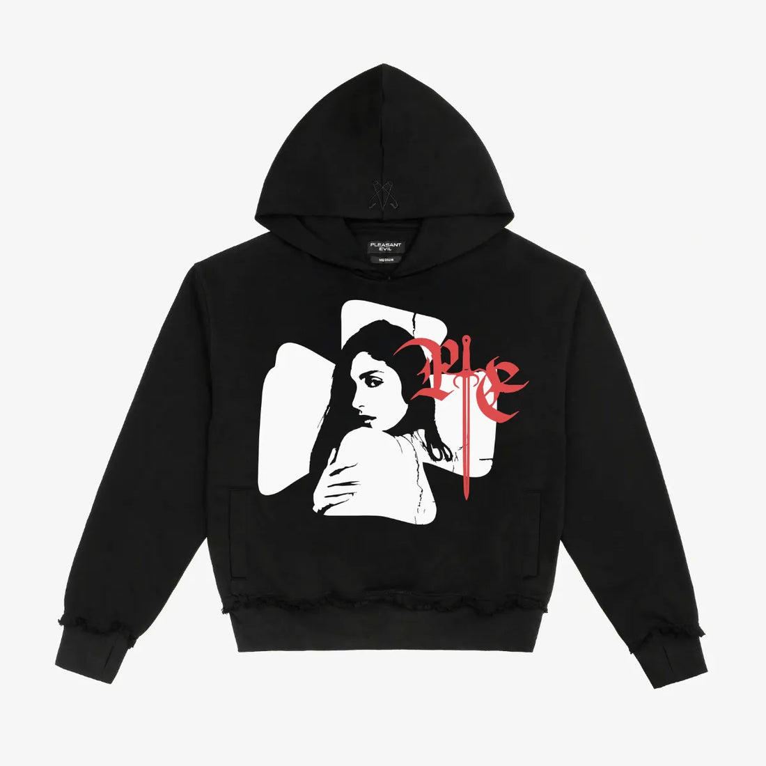 CROSS HOODIE BLACK