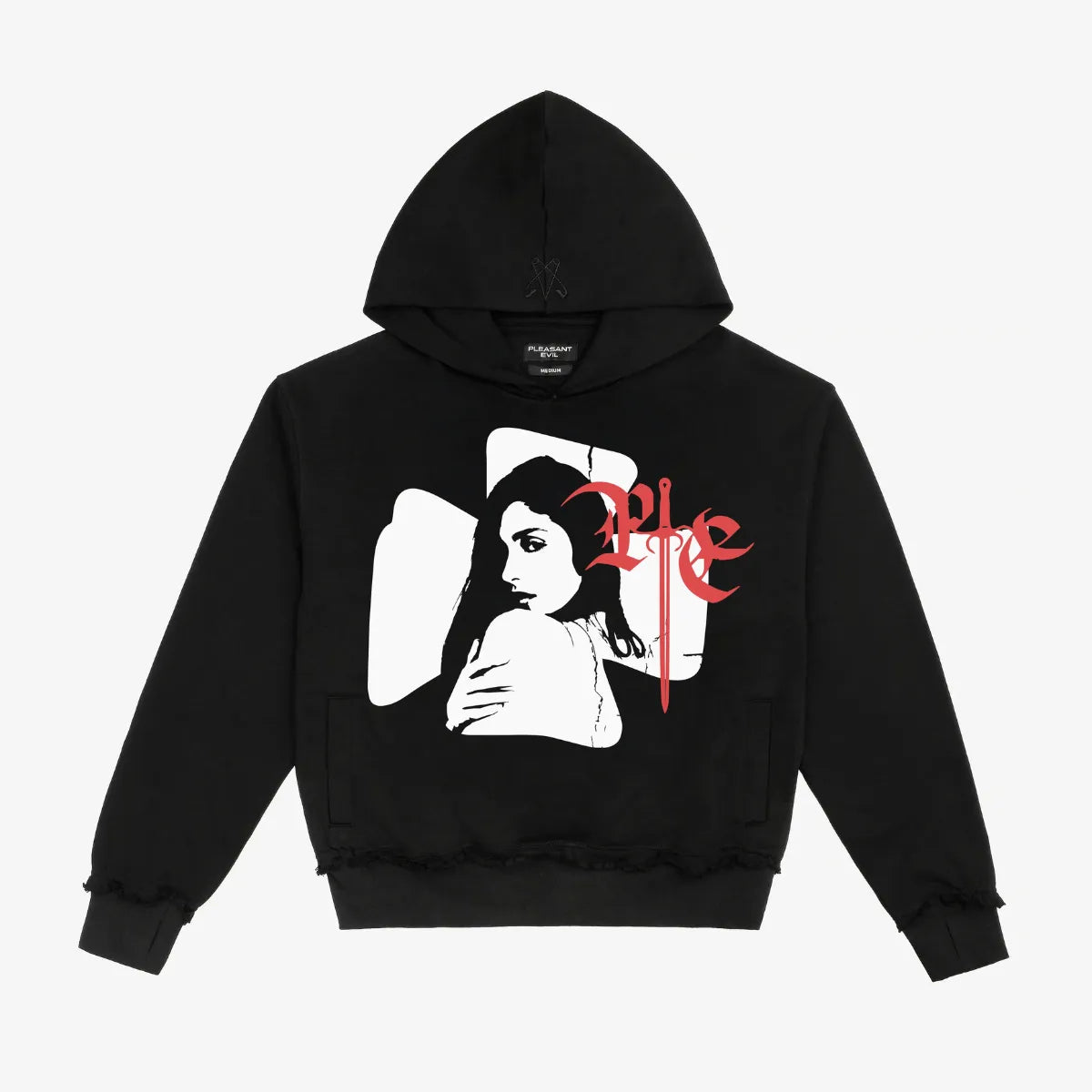 CROSS HOODIE BLACK