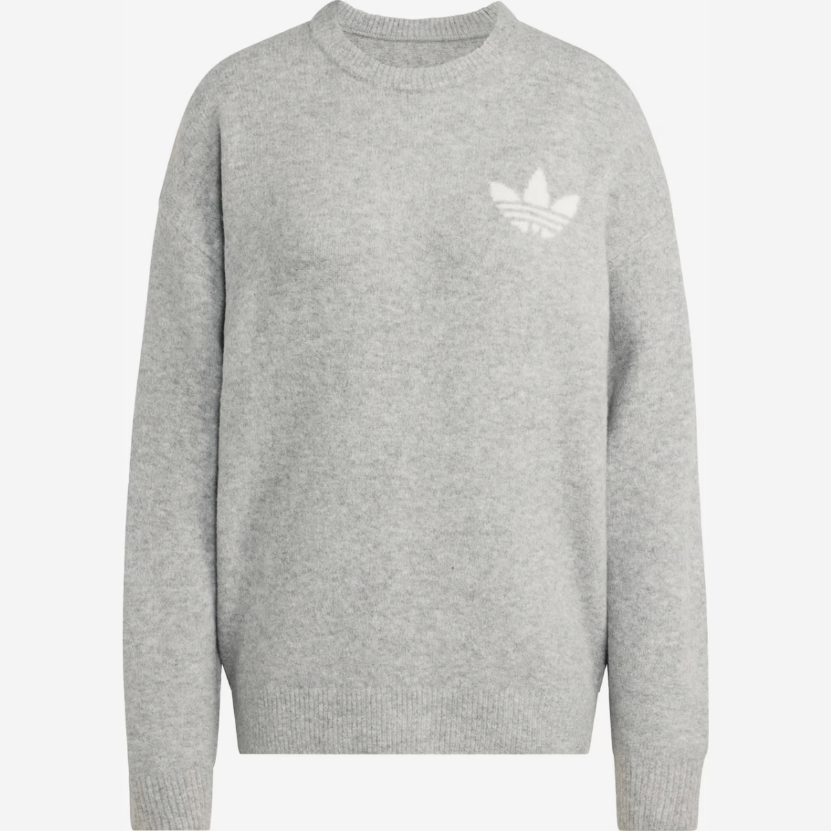 adidas Knitted Sweter "Medium Grey Heather"