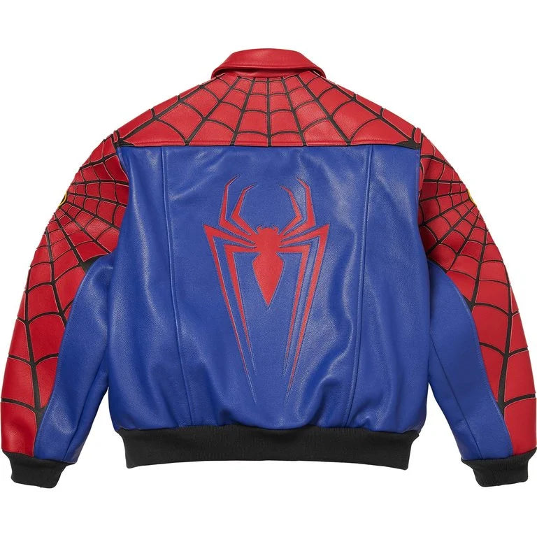 Supreme®/Vanson Leathers® Spider-Man Jacket Red