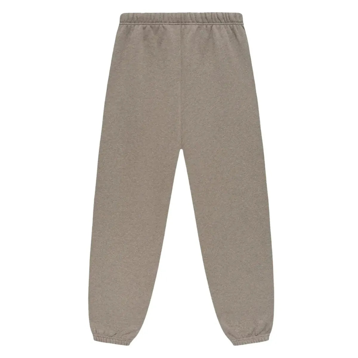 Fear of God Essentials Heather Grey State Fleece Sweatpant, melanżowe, z elastycznym pasem i ściągaczami.