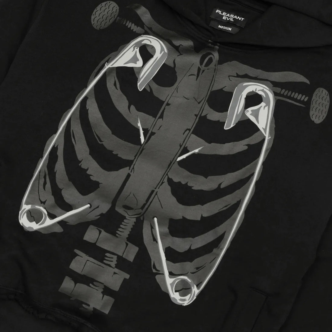 SKELETON HOODIE BLACK