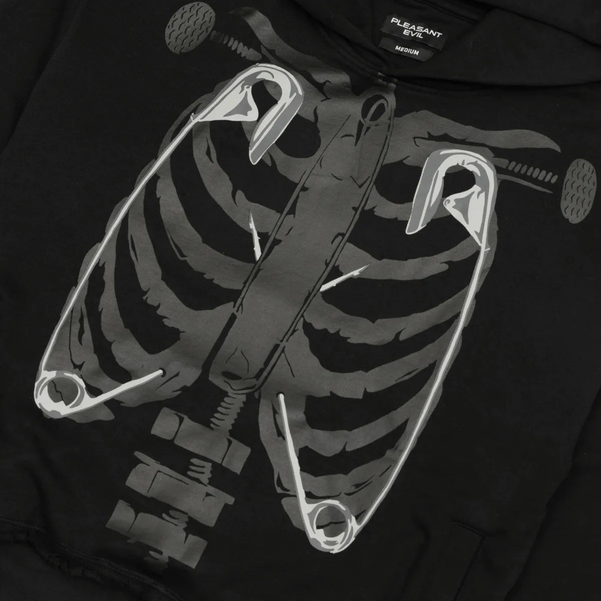 SKELETON HOODIE BLACK