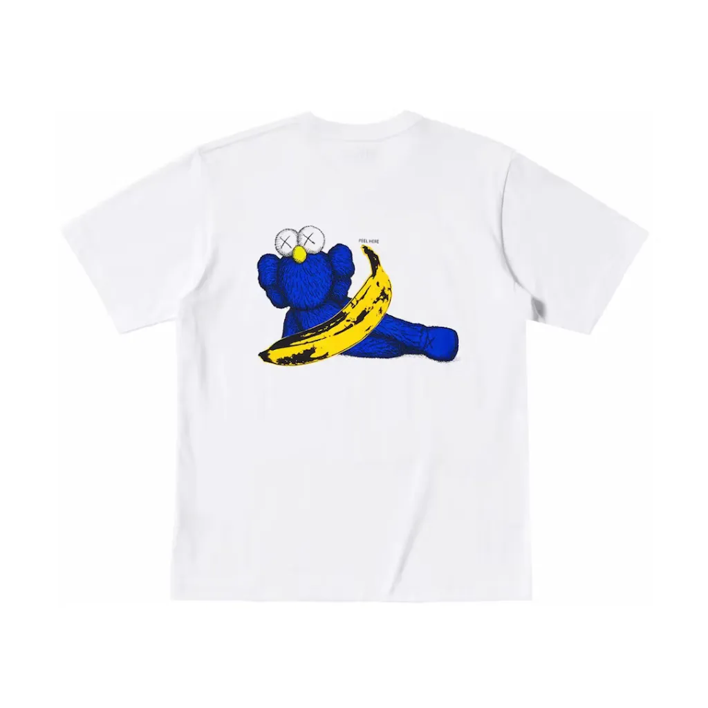 KAWS x Uniqlo Warhol UT Graphic 471321 T-shirt White t shirt streetwear