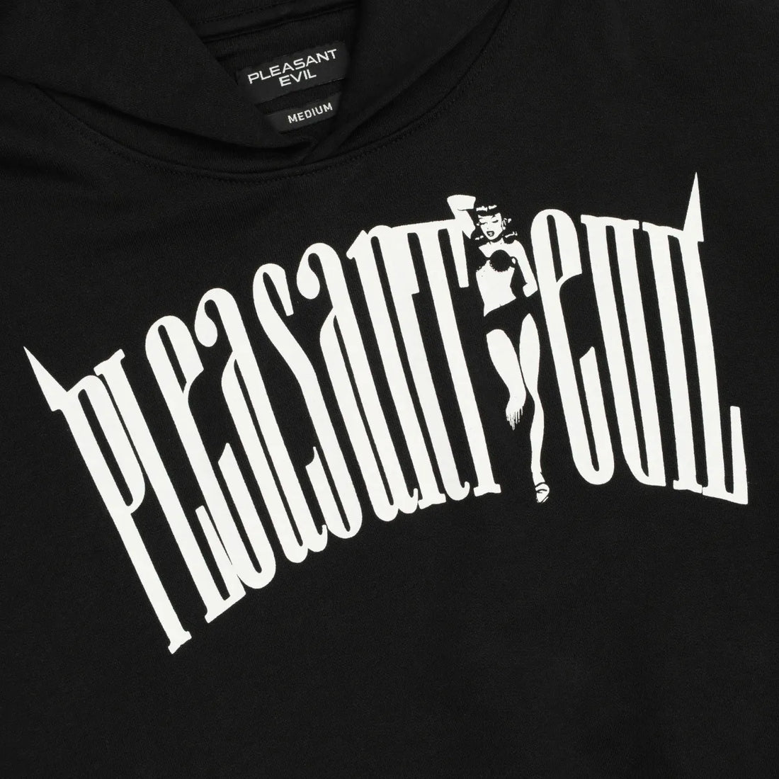 UNIVERSITY LOGO HOODIE BLACK