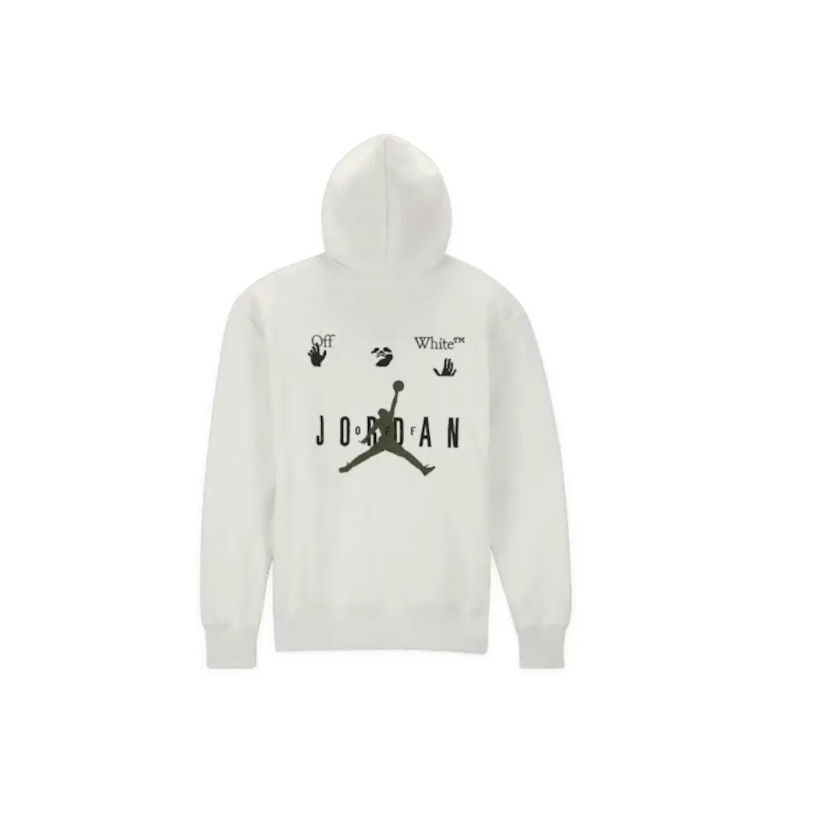 OFF-WHITE x Jordan Hoodie White bluza streetwear