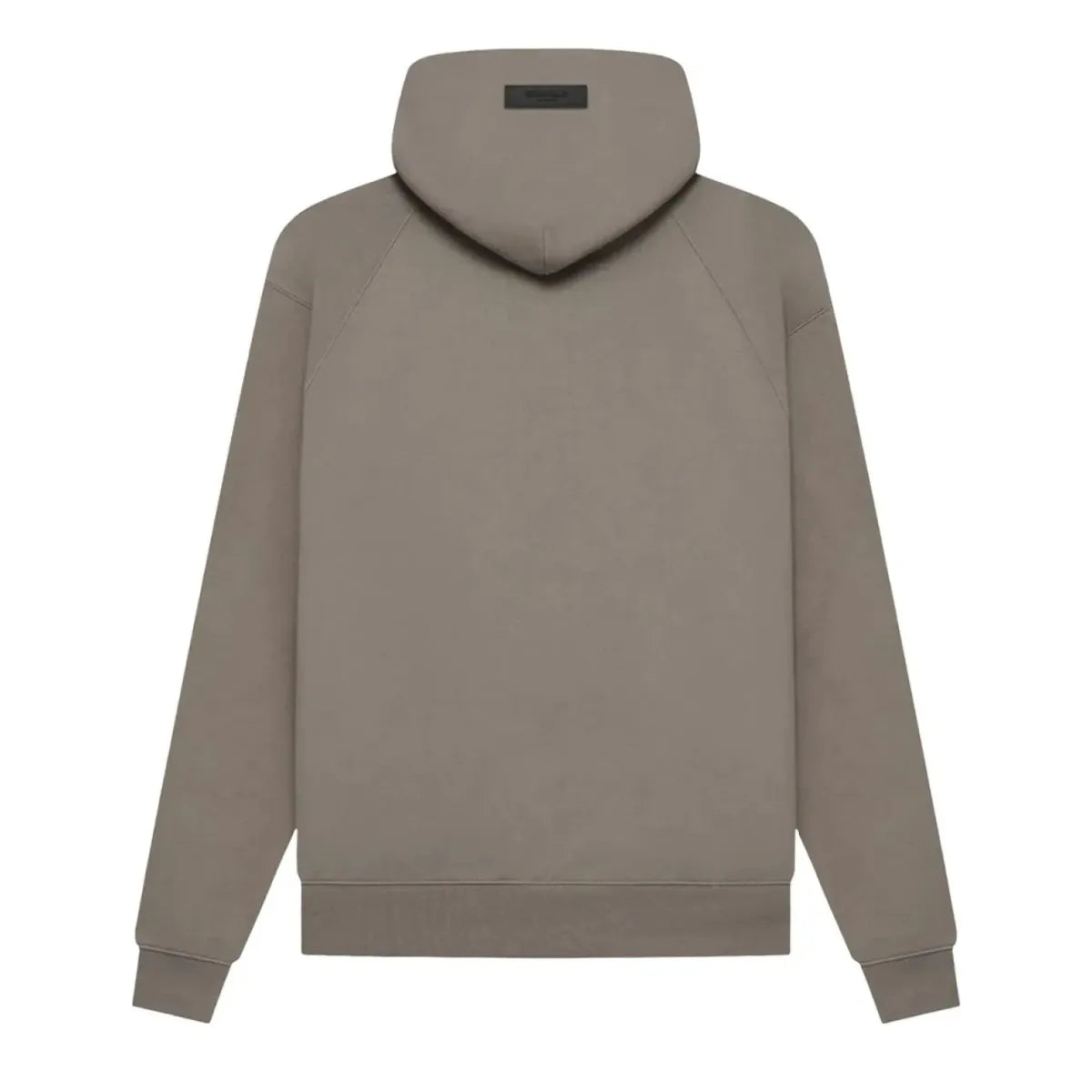 Fear of God Essentials Hoodie Desert Taupe, bluza z kapturem, raglanowe rękawy, minimalistyczny design.