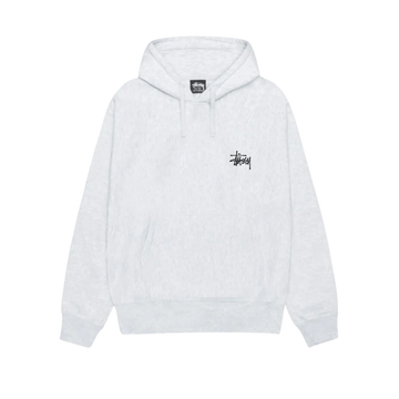BASIC STÜSSY HOODIE ASH HEATHER