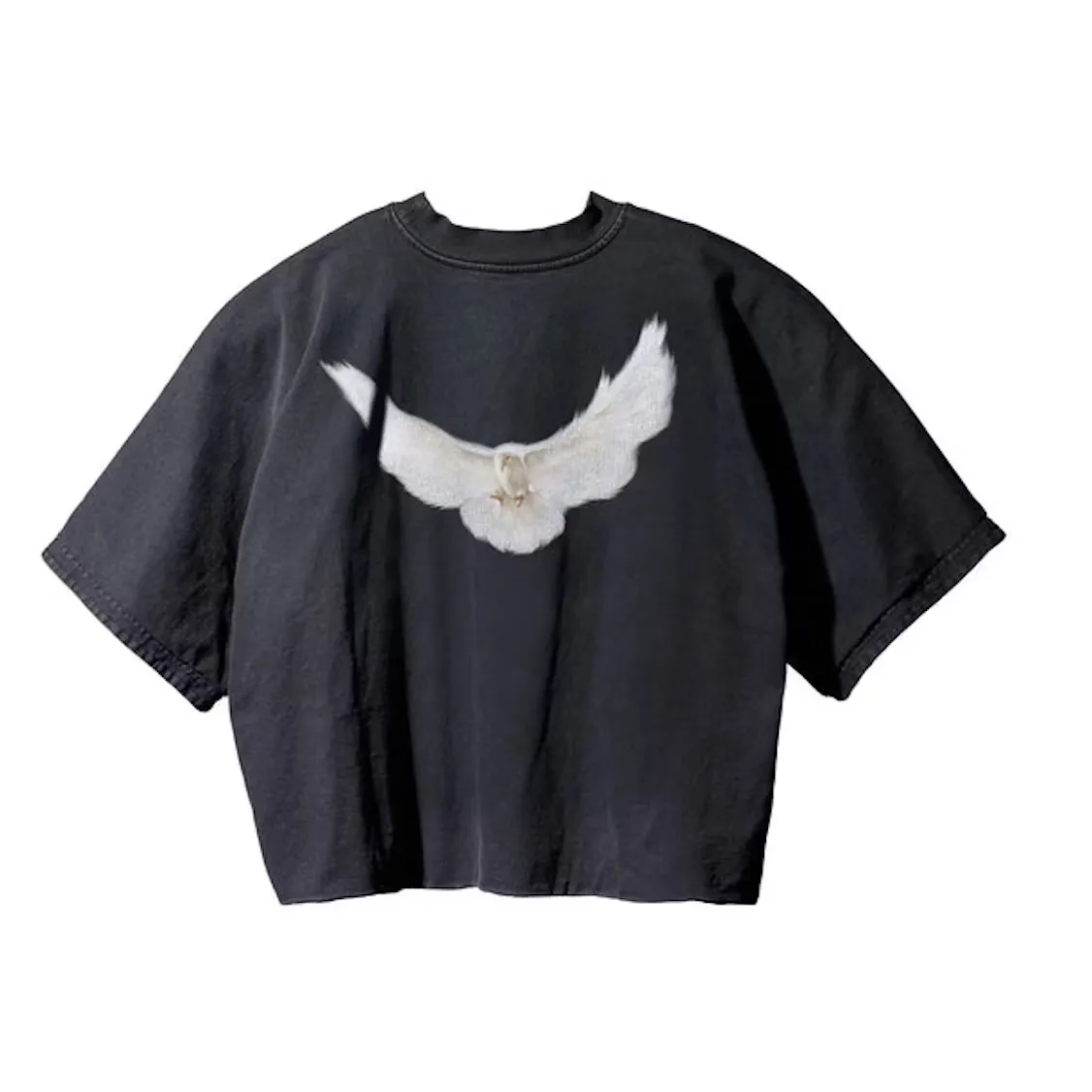 Yeezy Gap Engineered by Balenciaga No Seam Tee Washed Black buty streetwear