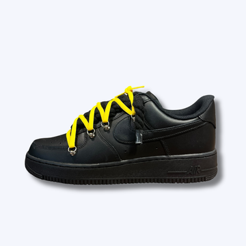 Nike Air Force 1 Low Black Rope Laces Yellow