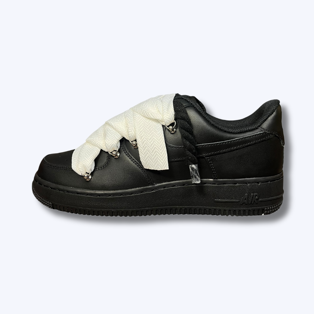 Nike Air Force 1 Low Black Rope „Lanvin White Laces"