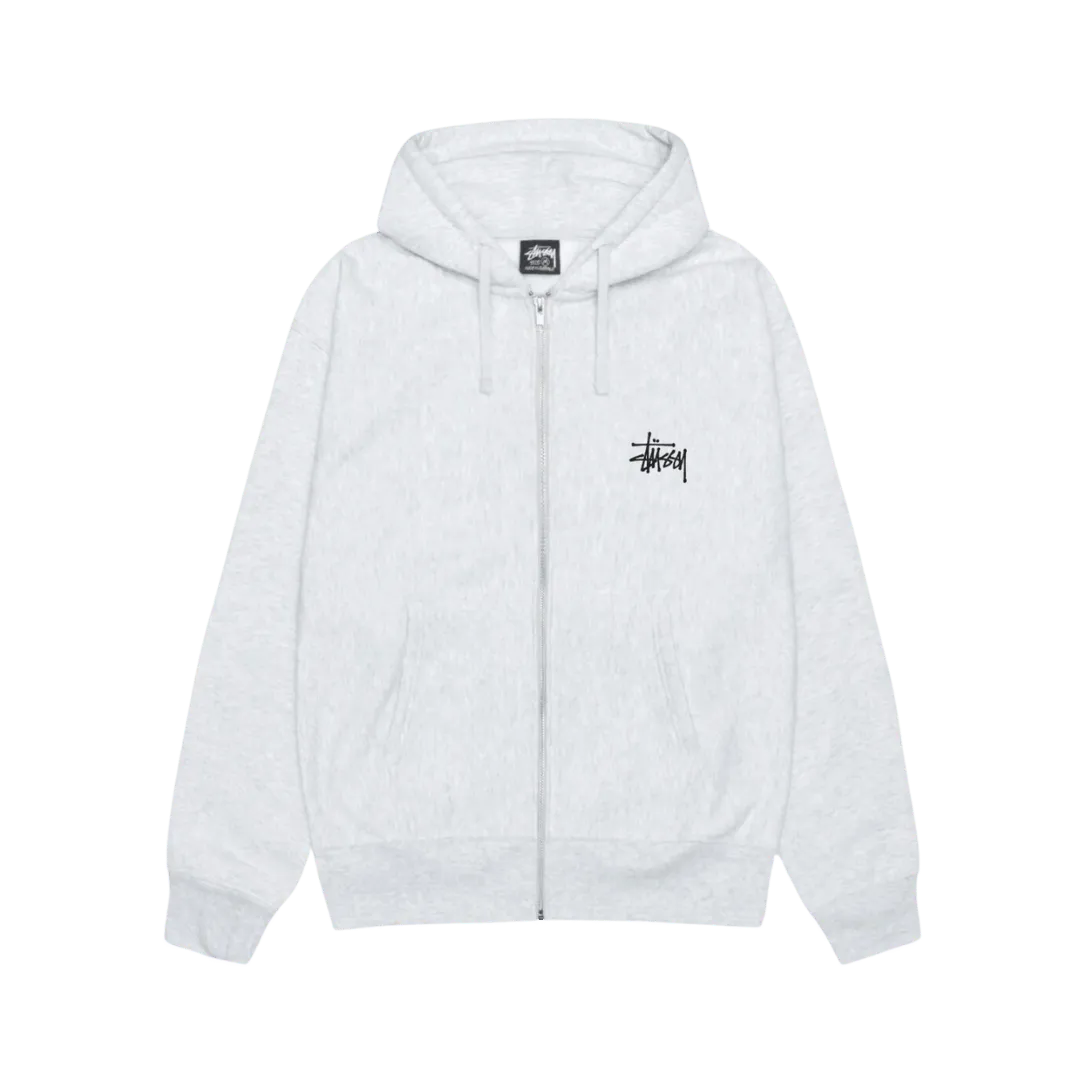 BASIC STÜSSY ZIP HOODIE