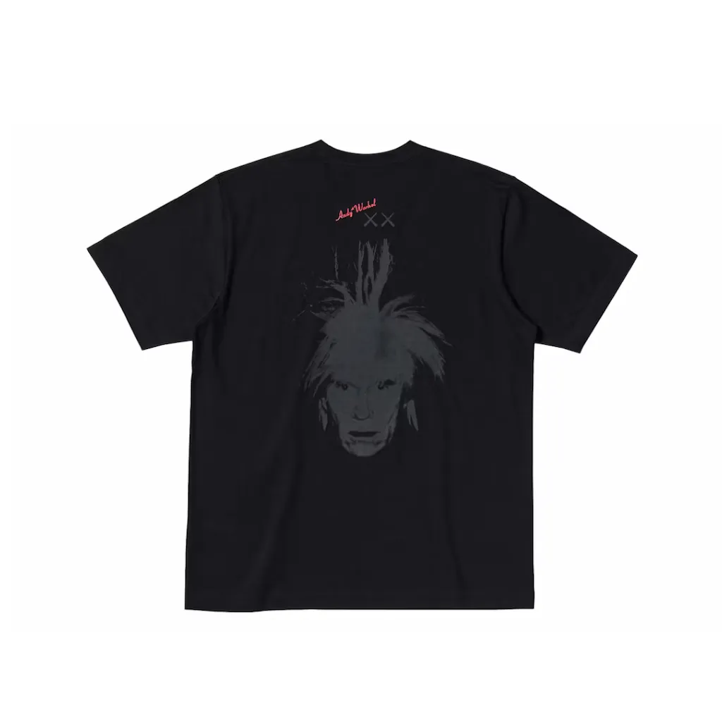 KAWS x Uniqlo Warhol UT Graphic 476352 T-shirt Black t shirt streetwear