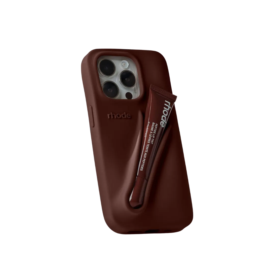 Rhode Fall Lip Case Espresso - Ikoniczne Etui na telefon