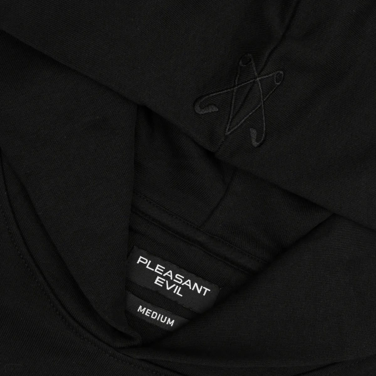 UNIVERSITY LOGO HOODIE BLACK