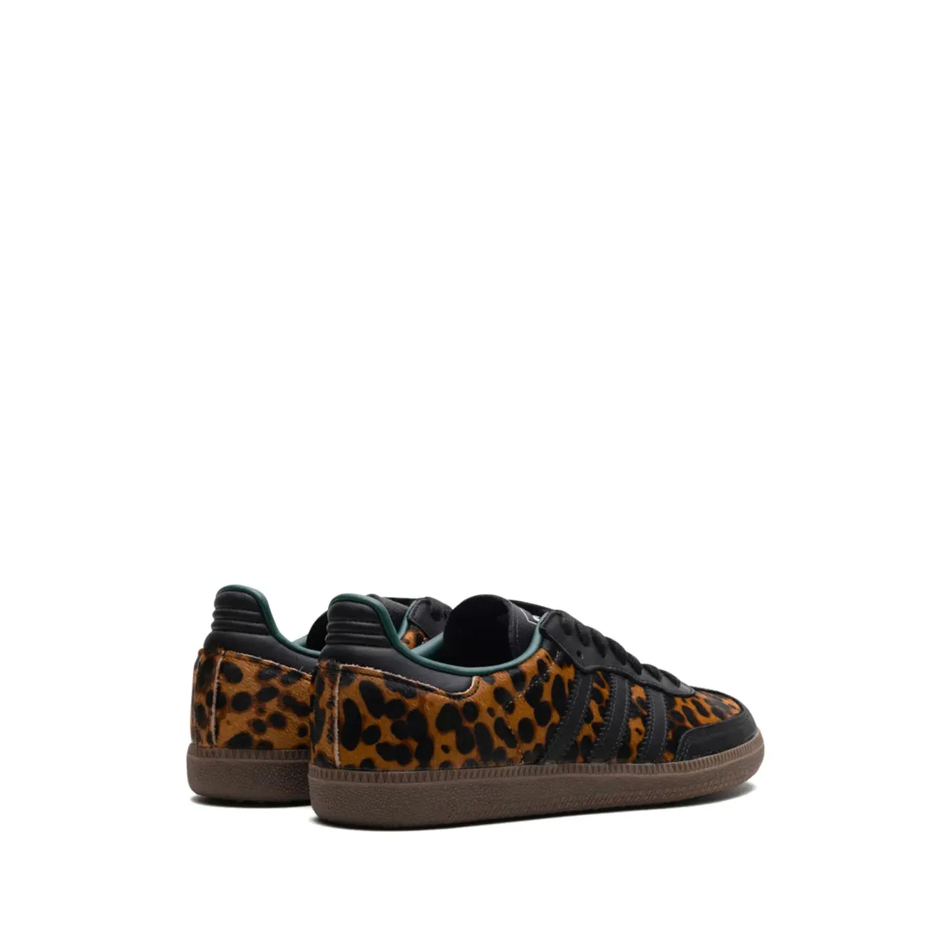 adidas Samba OG Black Green Leopard