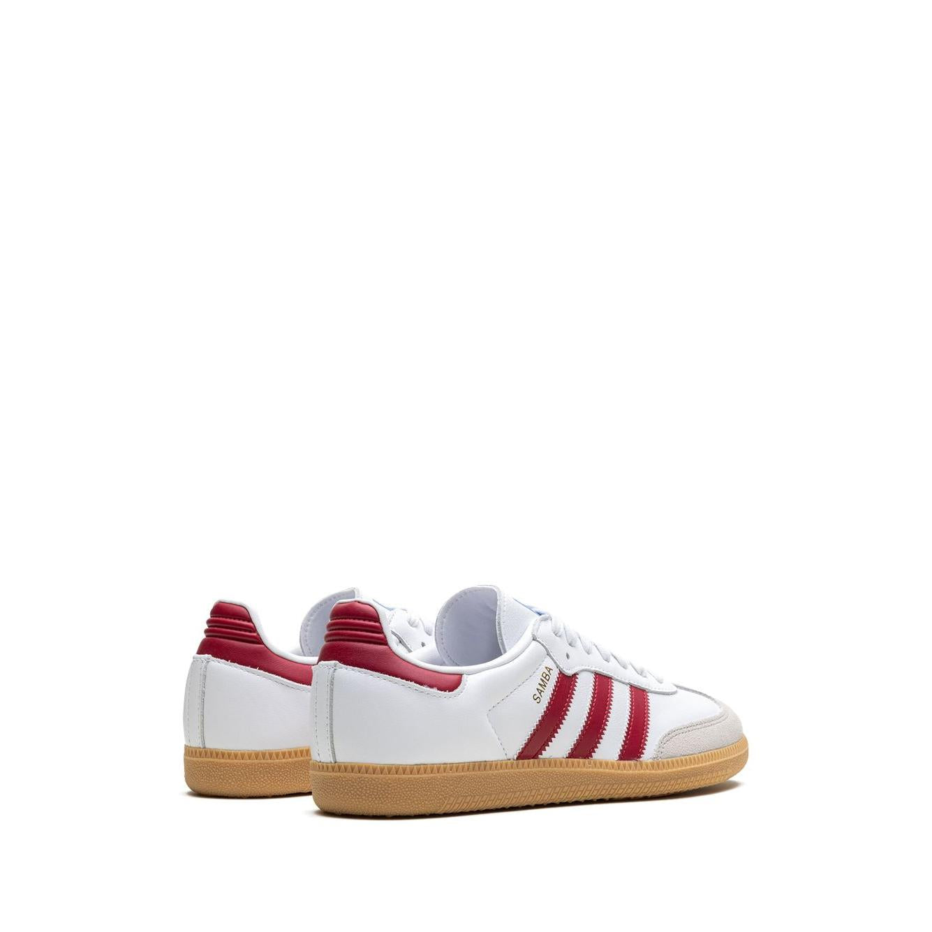 adidas Samba OG White Burgundy Gum
