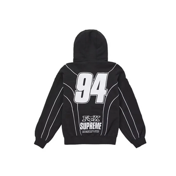 Supreme Fox Racing Zip Up Hooded Sweatshirt Black kurtka streetwear