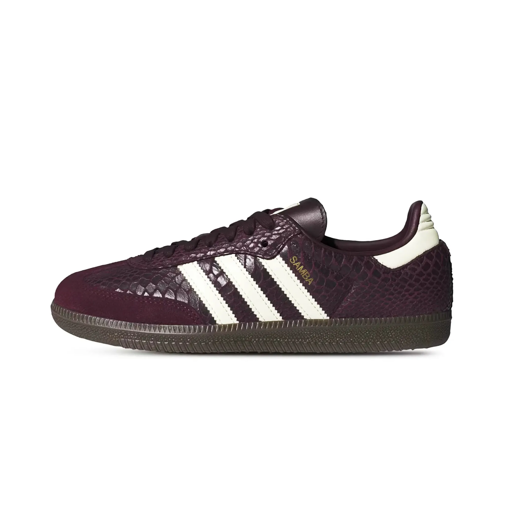 Adidas Samba OG Snakeskin Maroon Cream White (W)