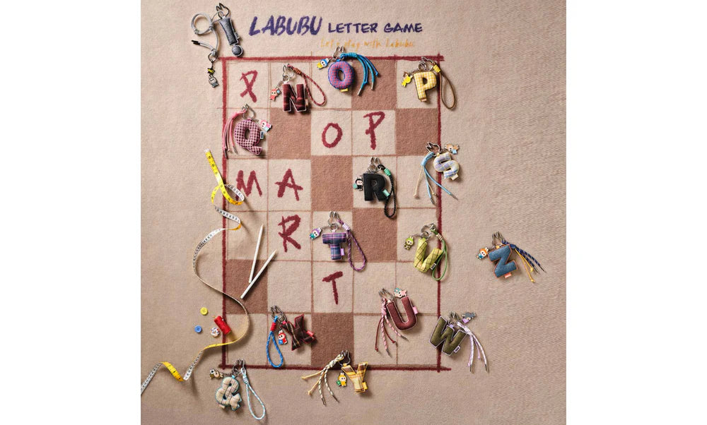 POP MART LABUBU THE MONSTERS Pin for Love Series- Letter Pendant Blind Box (N-Z)