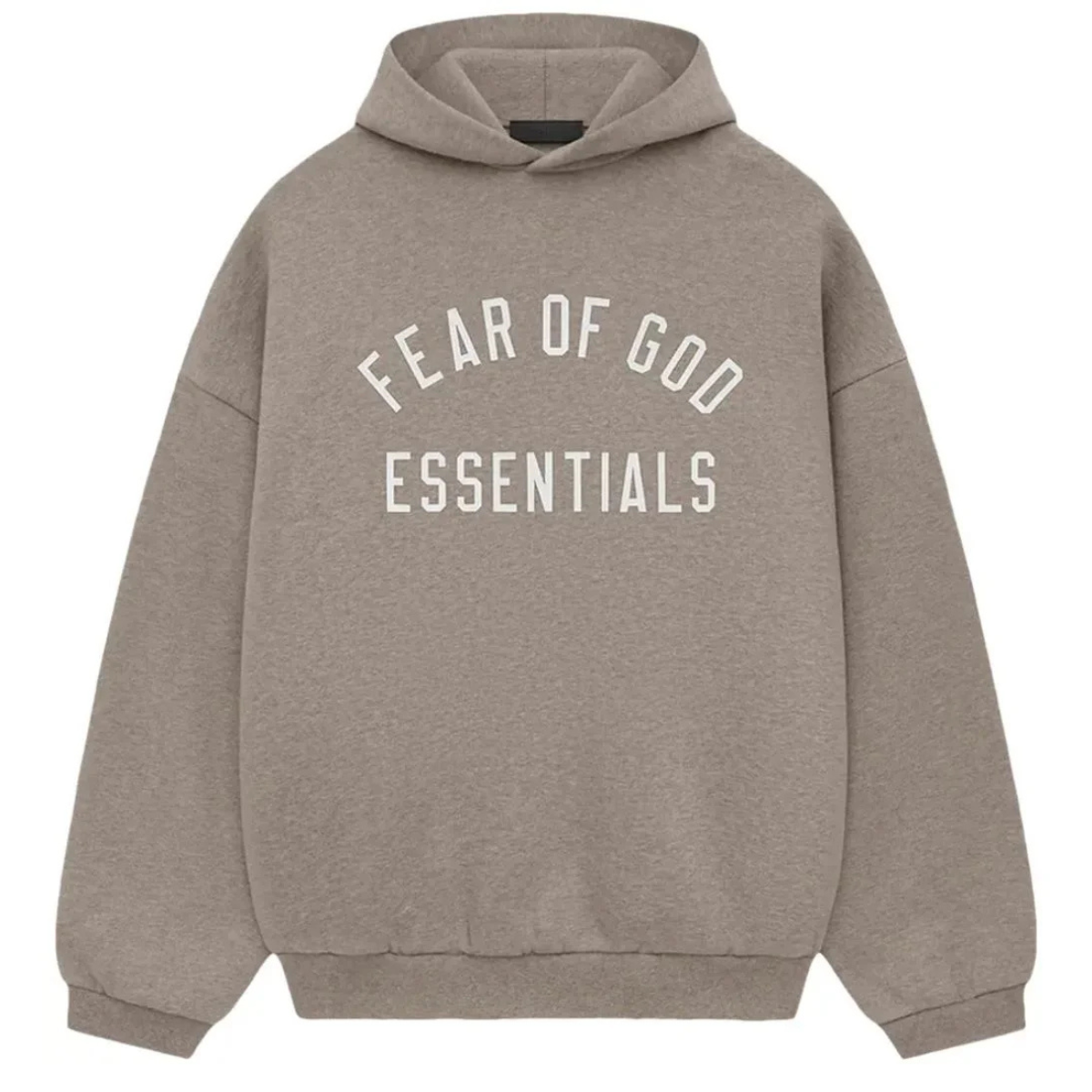Fear of God Essentials Heather Grey State Fleece Hoodie