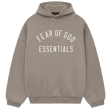 Fear of God Essentials Heather Grey State Fleece Hoodie