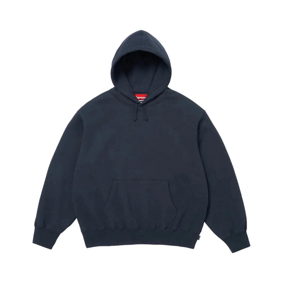 Supreme Satin Applique Hooded Sweatshirt Navy