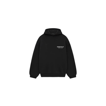 BLUZA FEAR OF GOD ESSENTIALS FLEECE HOODIE BLACK (FW24) bluza streetwear