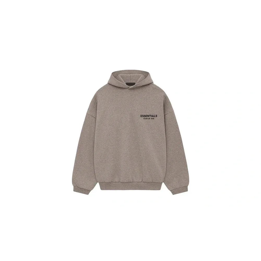 BLUZA FEAR OF GOD ESSENTIALS FLEECE HOODIE HEATHER GRAY (FW24) bluza streetwear